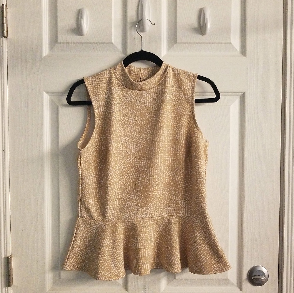 Banana Republic Sleeveless Peplum NWOT